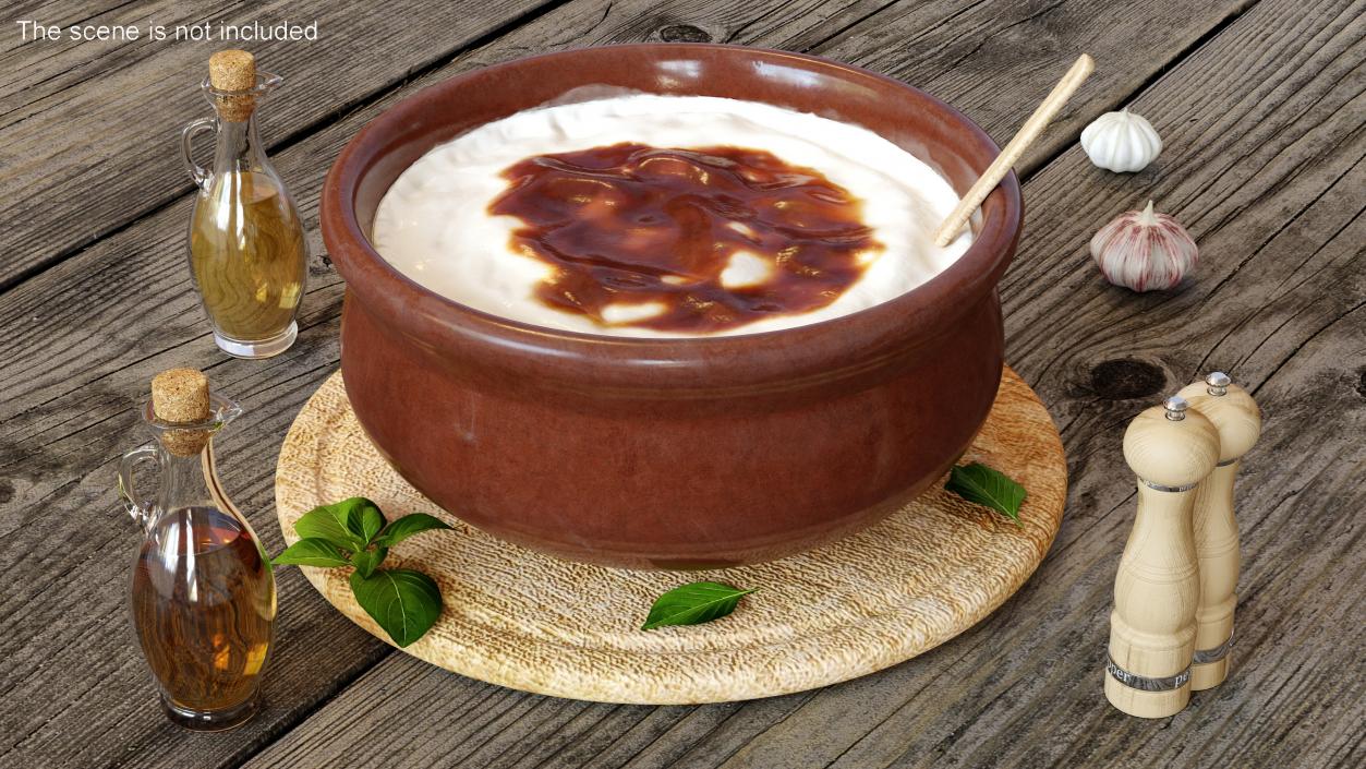 3D Turkish Baked Rice Pudding