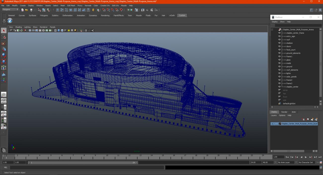 Staples Center Multi-Purpose Arena 3D model