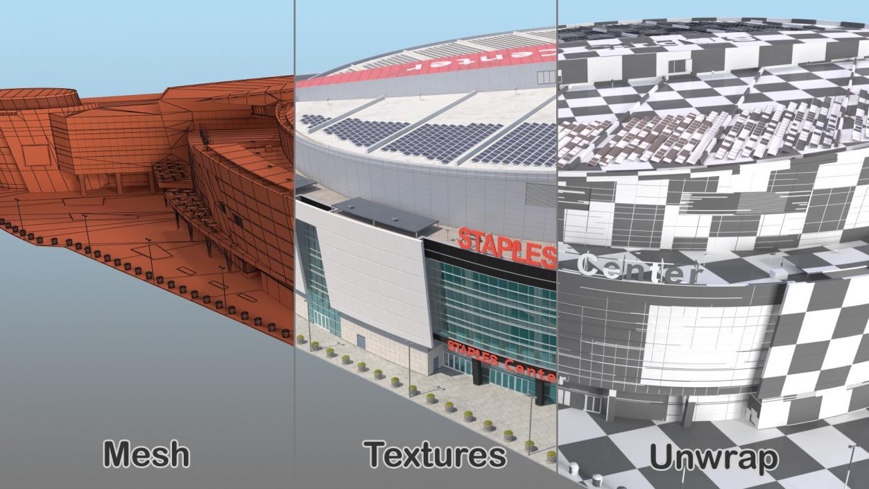 Staples Center Multi-Purpose Arena 3D model