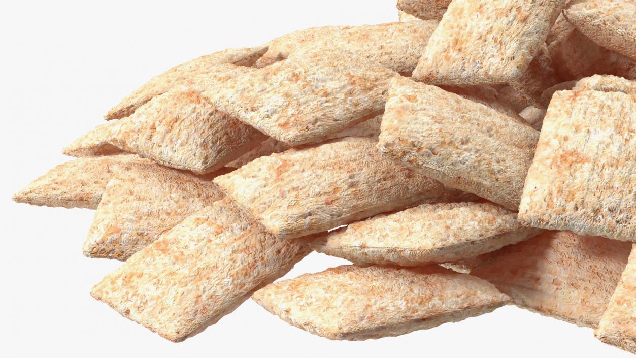 Pile of Breakfast Cereal Pads 3D model