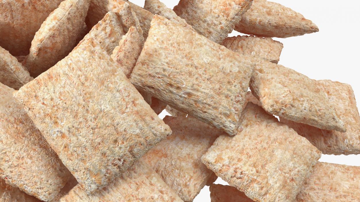 Pile of Breakfast Cereal Pads 3D model