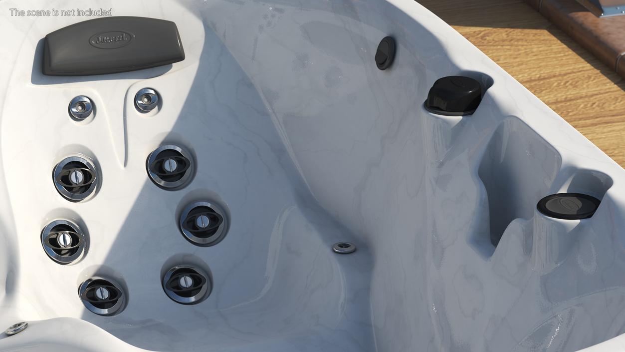 3D Jacuzzi J475 Spa Hot Tub Platinum model