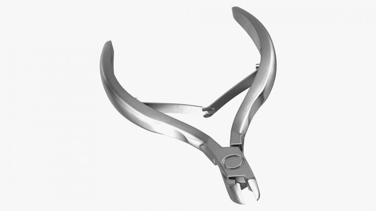 3D model BlueOrchids Professional Cuticle Nipper Stainless Steel