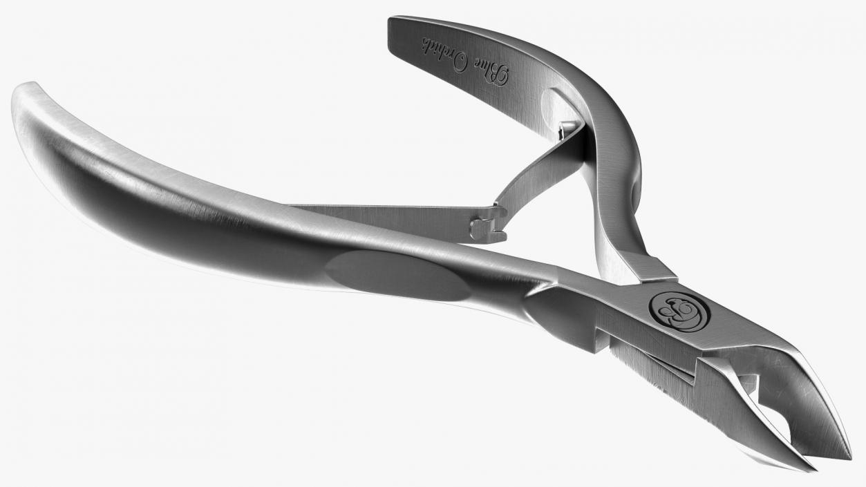 3D model BlueOrchids Professional Cuticle Nipper Stainless Steel