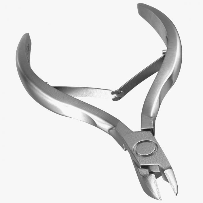 3D model BlueOrchids Professional Cuticle Nipper Stainless Steel