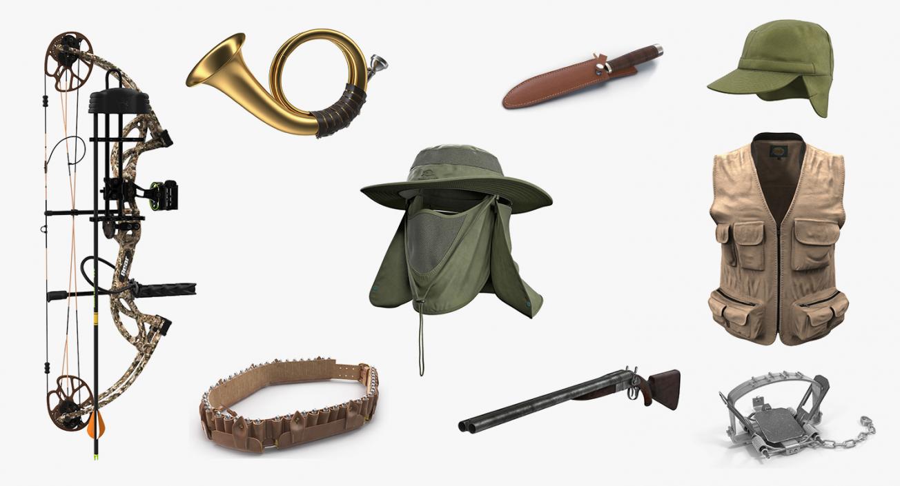 3D model Hunting Equipment Collection 5