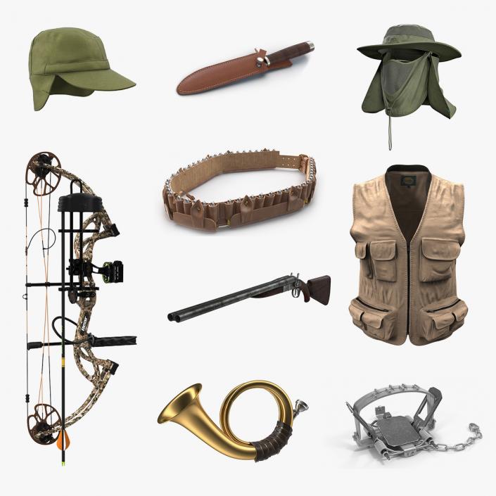 3D model Hunting Equipment Collection 5