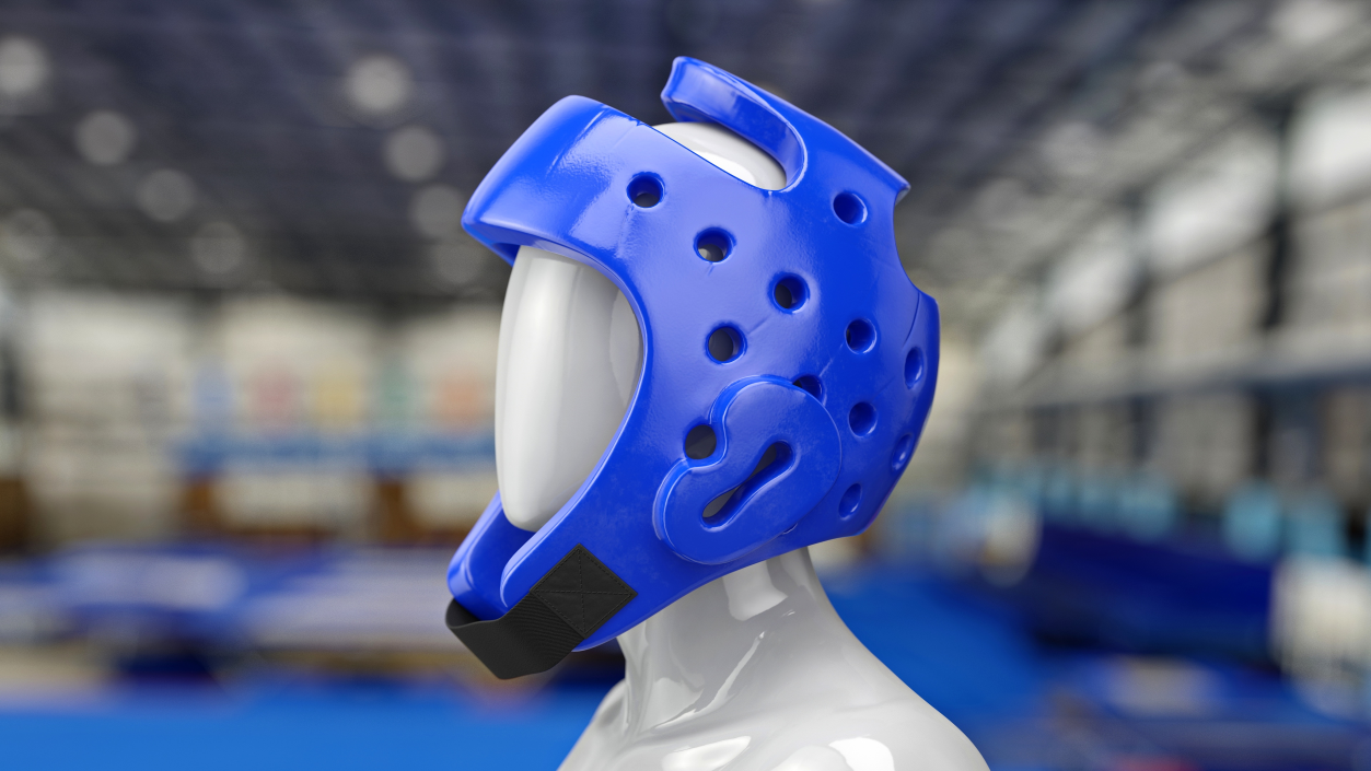 3D model Karate Headgear Blue