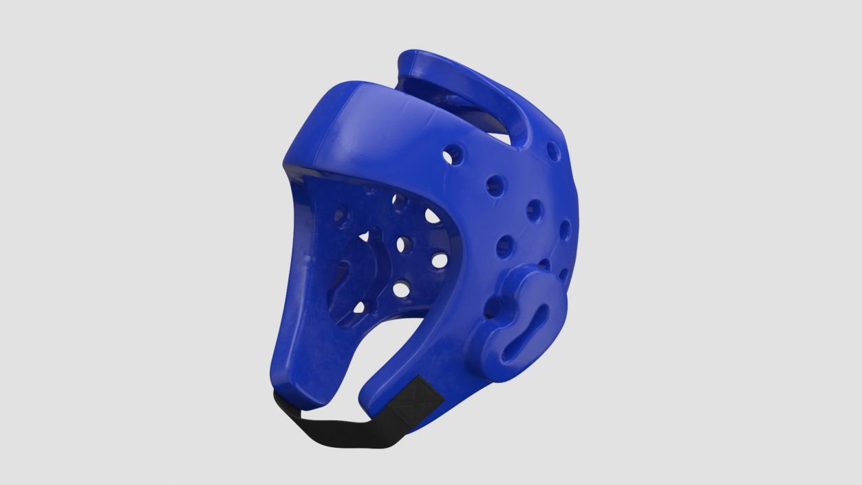 3D model Karate Headgear Blue