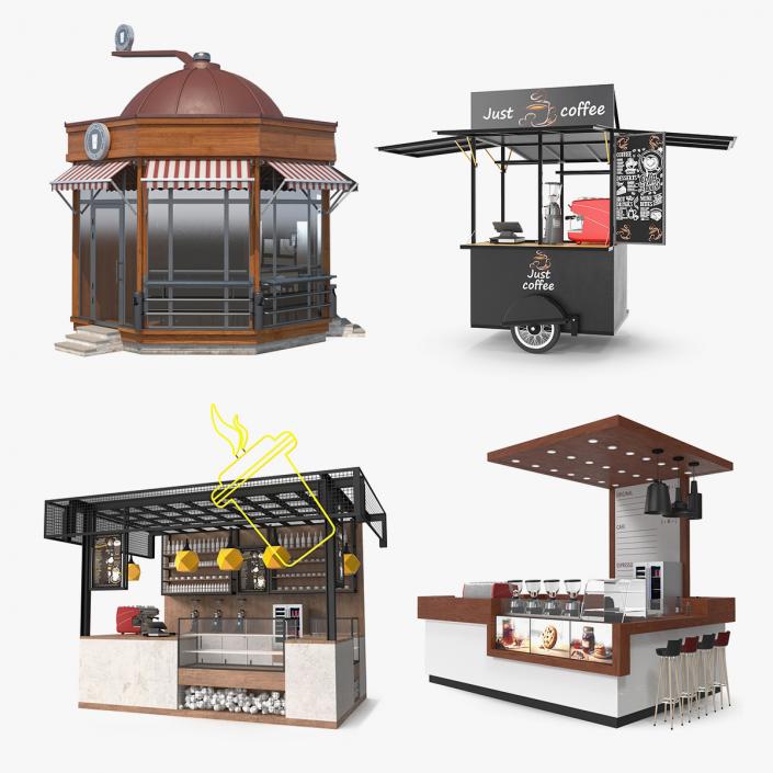 3D model Coffee Shops Collection 3