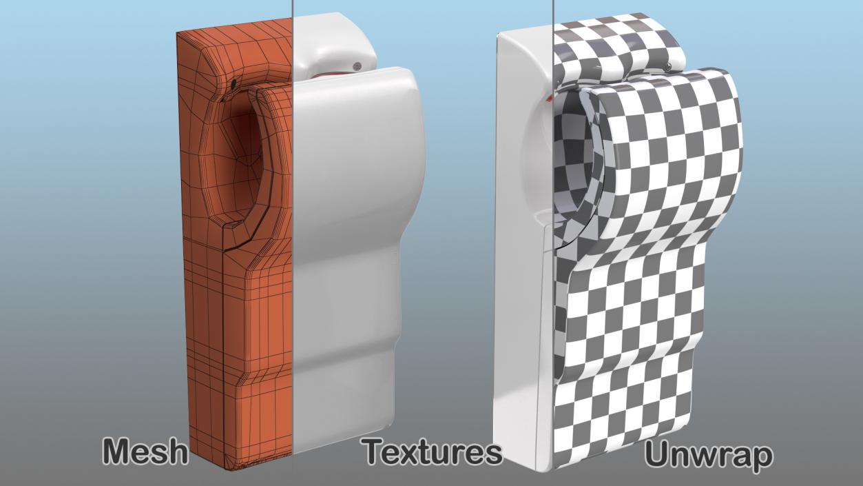 Hand Dryers Collection 3 3D model