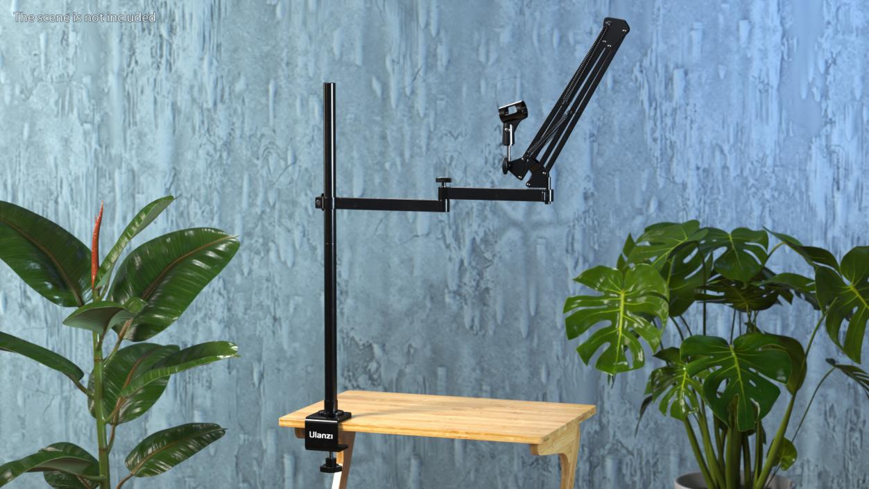 3D model Adjustable Flexible Mic Arm Boom Stand ULANZI