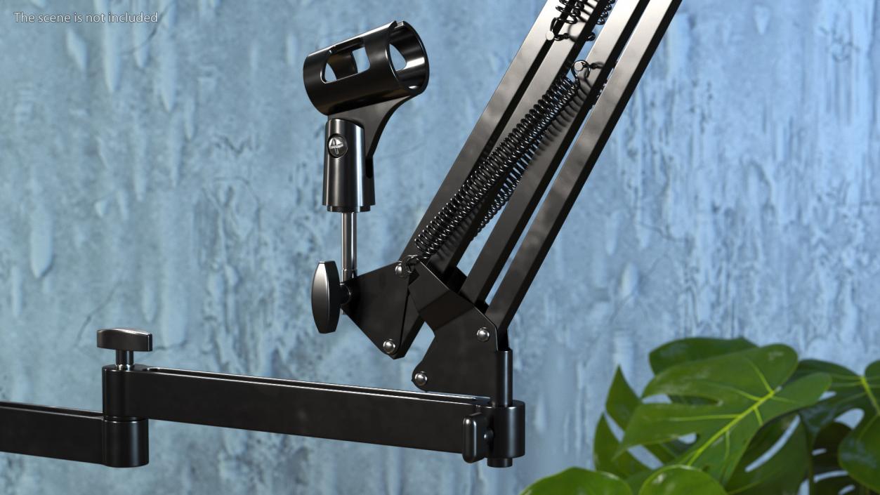 3D model Adjustable Flexible Mic Arm Boom Stand ULANZI