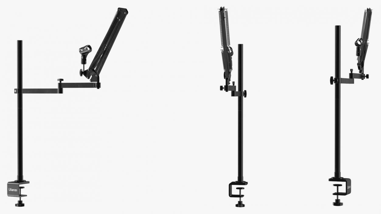 3D model Adjustable Flexible Mic Arm Boom Stand ULANZI