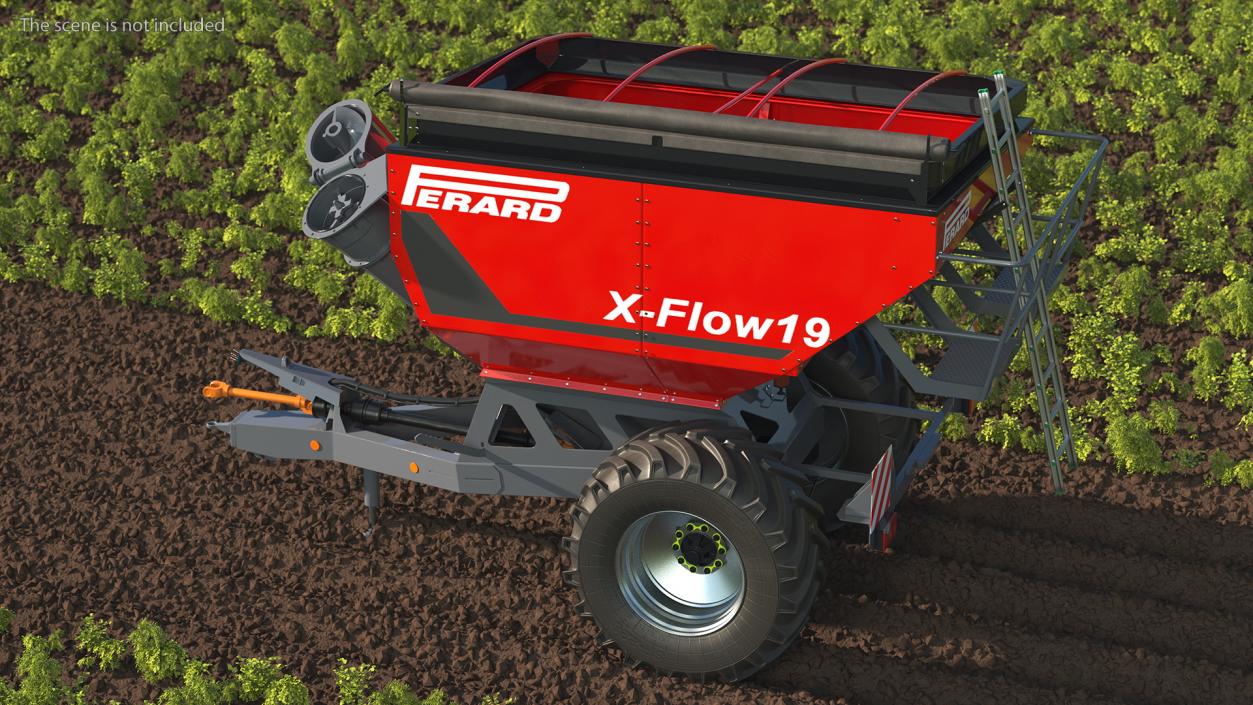 Perard X-Flow 19 Transbordeur Red New 3D