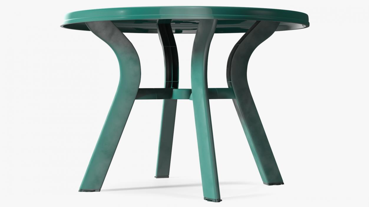 Plastic Table Green 3D model