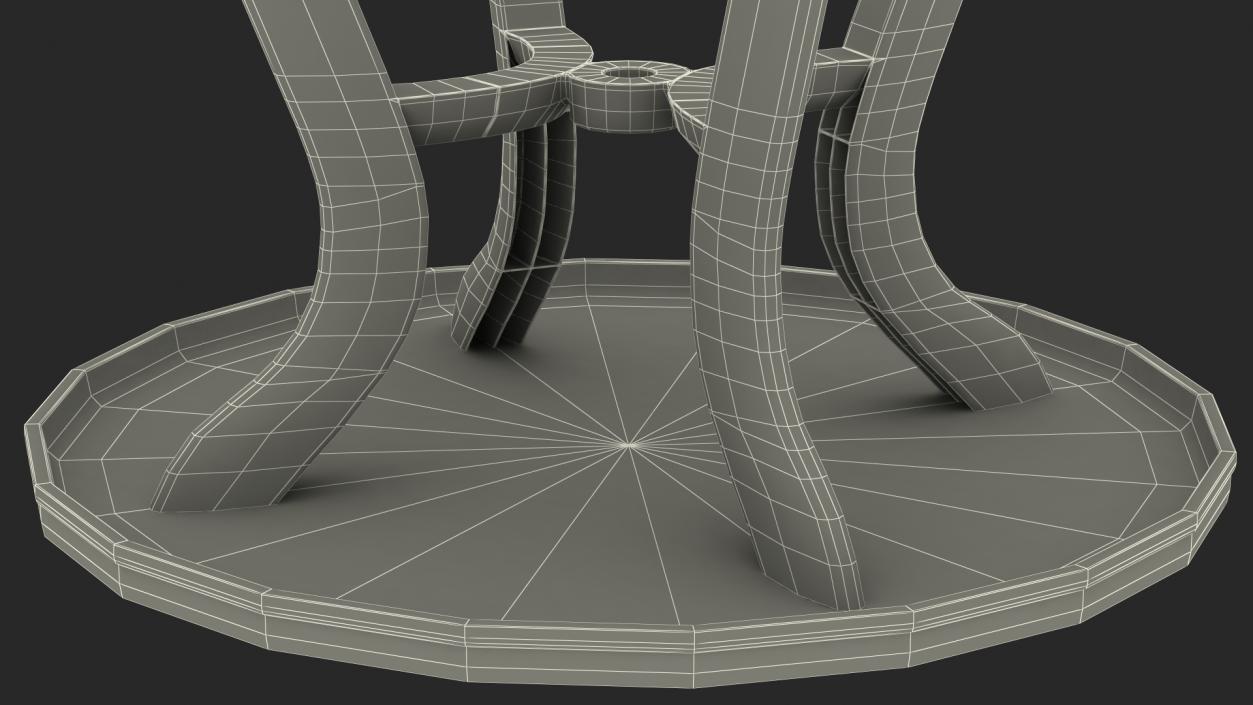 Plastic Table Green 3D model