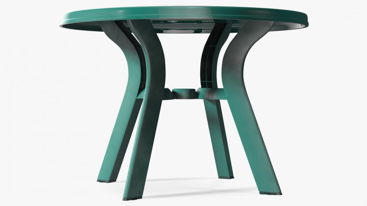 Plastic Table Green 3D model