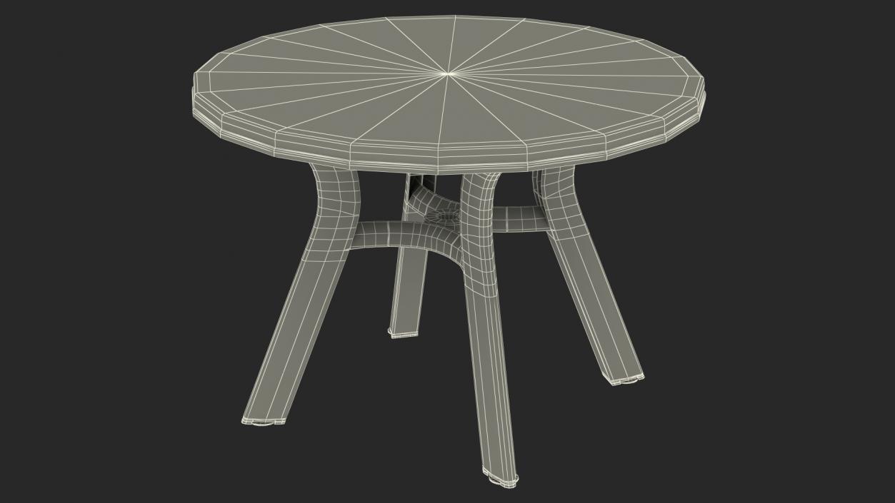 Plastic Table Green 3D model