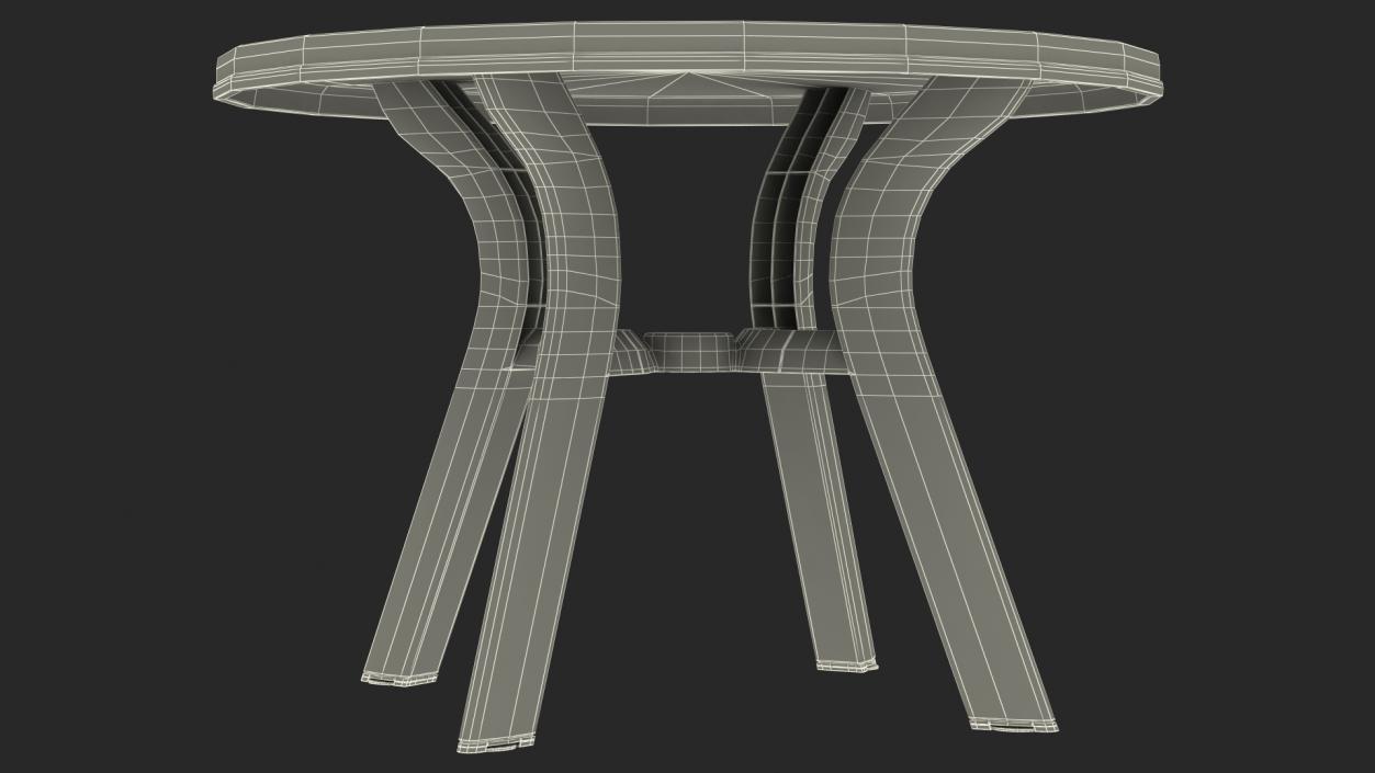 Plastic Table Green 3D model