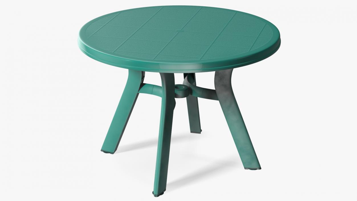 Plastic Table Green 3D model