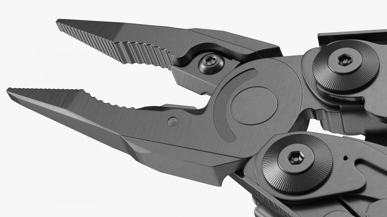 3D model Multitool Black Open