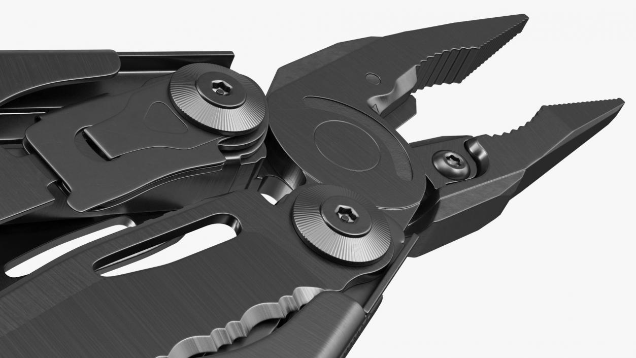 3D model Multitool Black Open