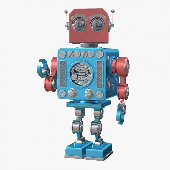 3D model Retro Robot Toy