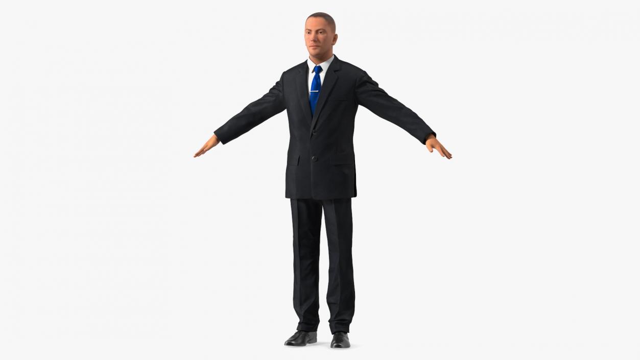 3D model Business Man In Suit