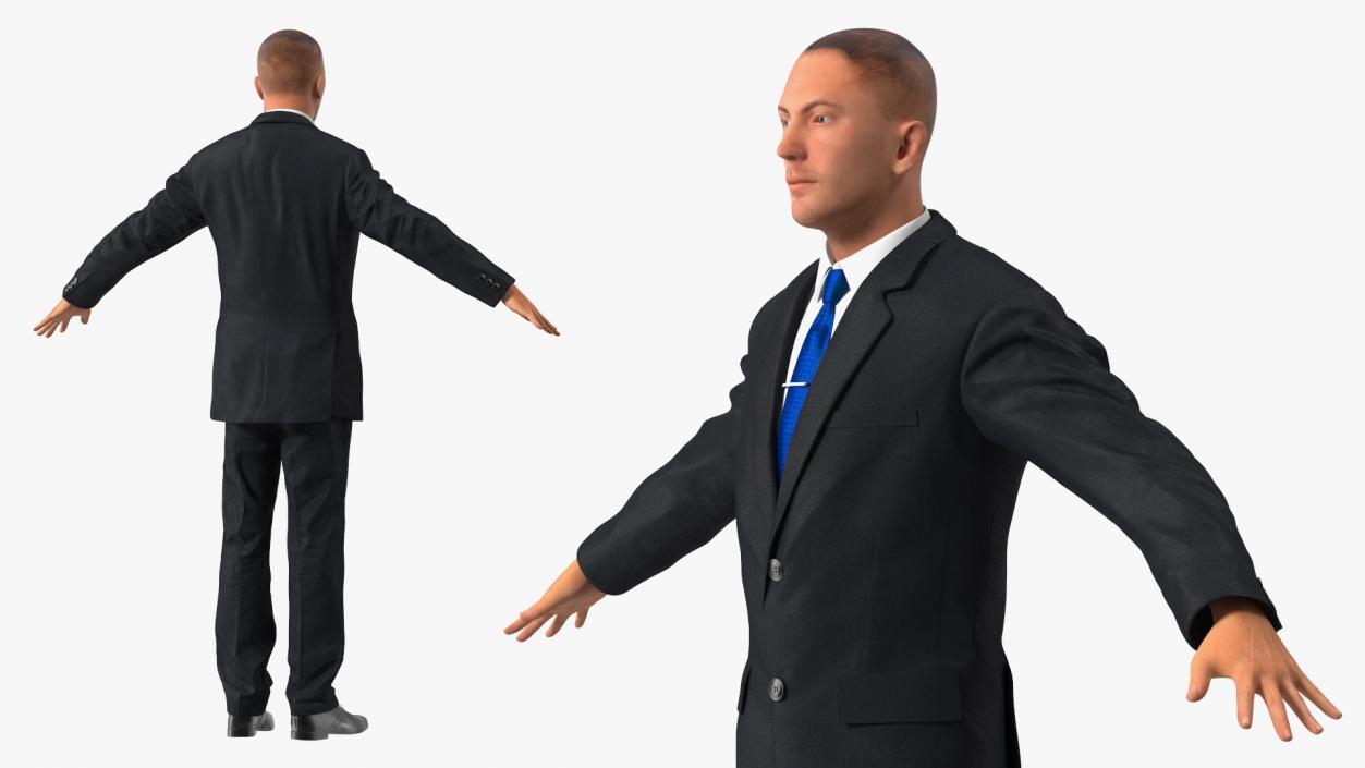 3D model Business Man In Suit