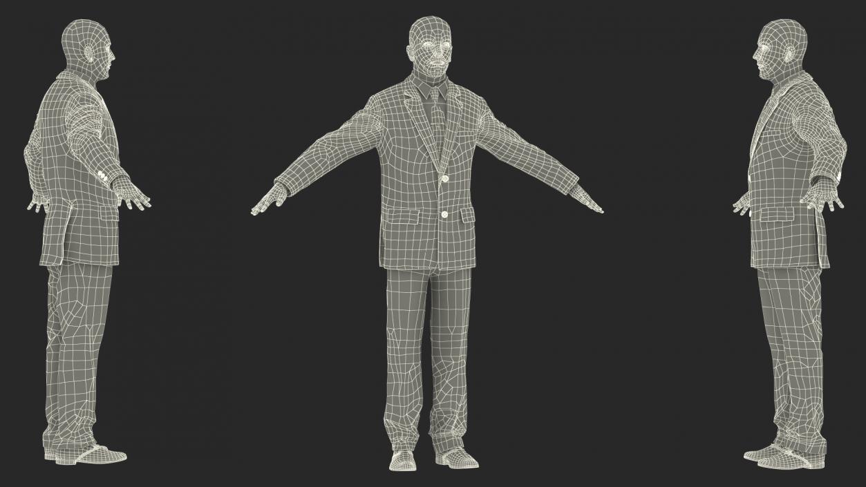 3D model Business Man In Suit