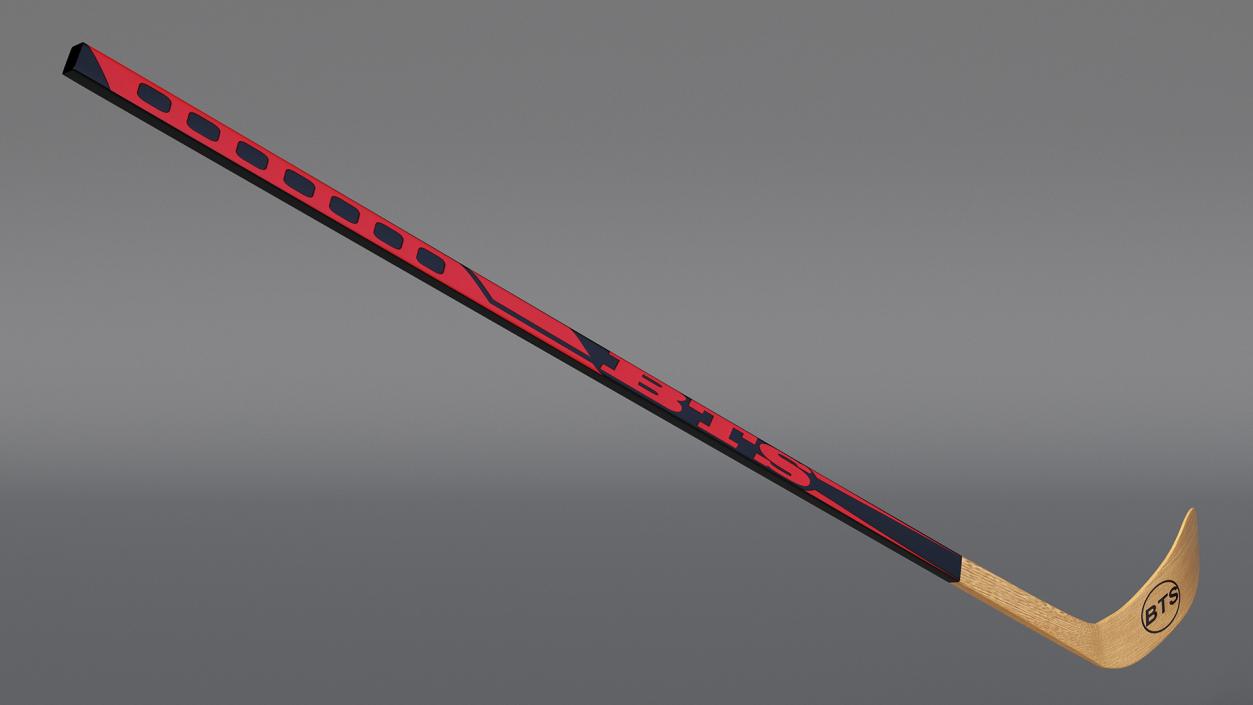 3D Ice Hockey Stick 2 model