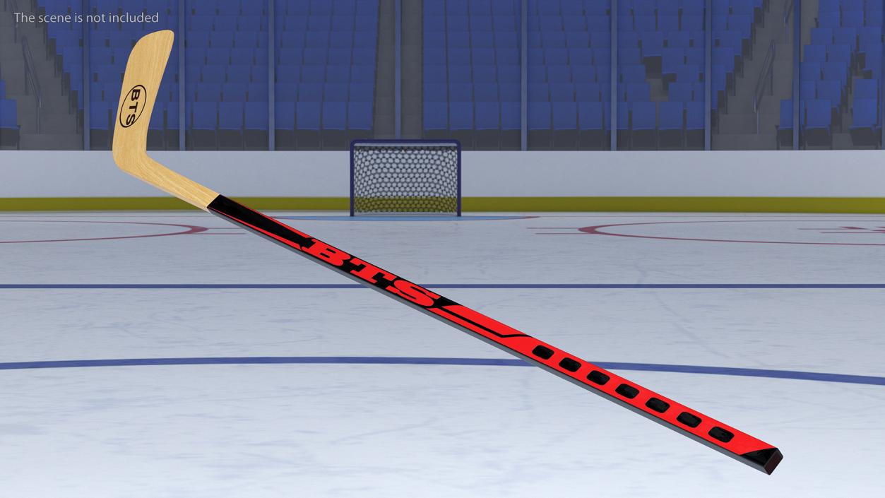 3D Ice Hockey Stick 2 model