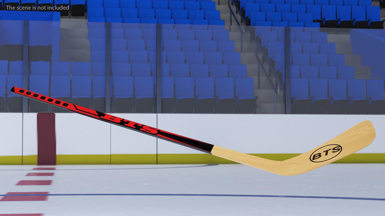 3D Ice Hockey Stick 2 model