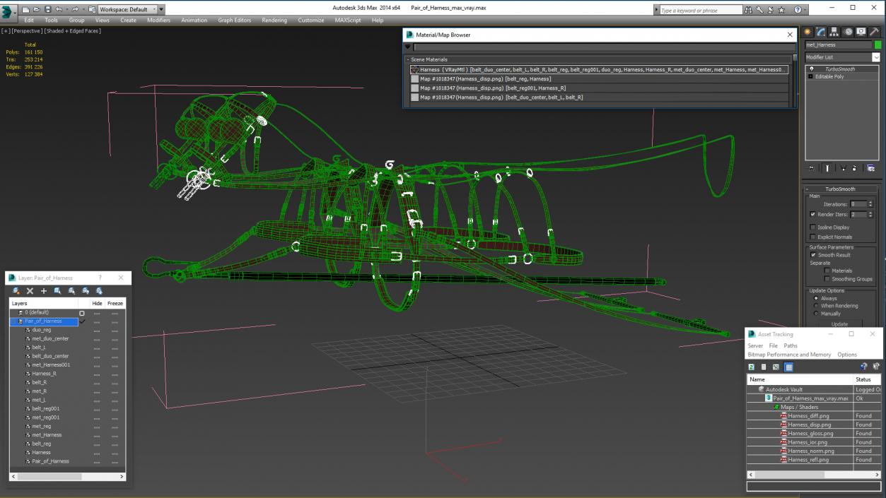 3D model Pair of Harness