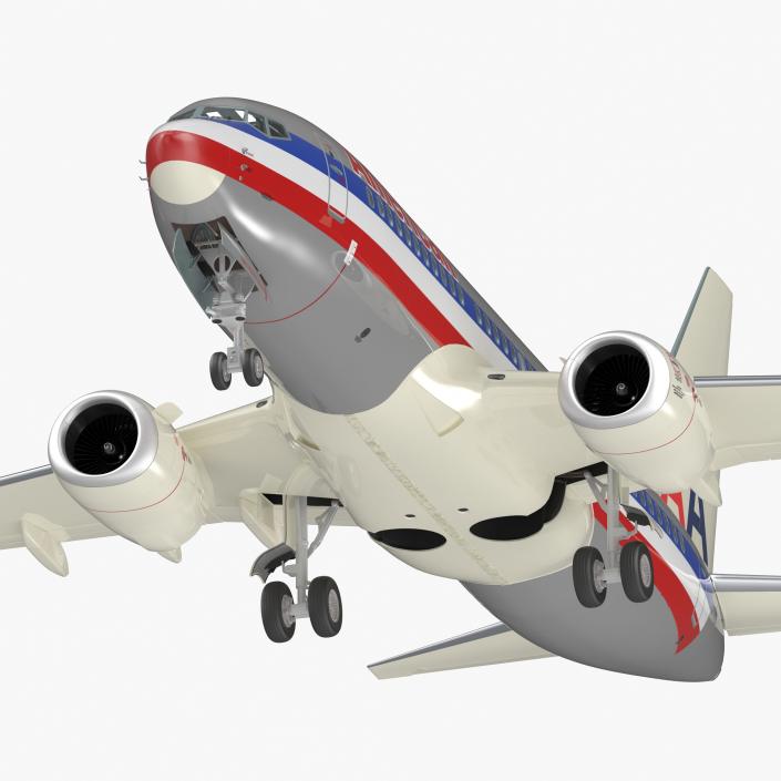 3D Boeing 737-700 with Interior American Airlines