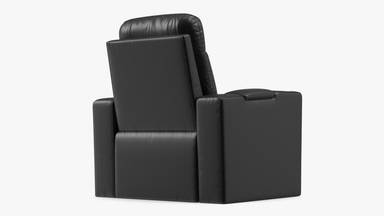 3D model Valencia Home Theater Seating Black