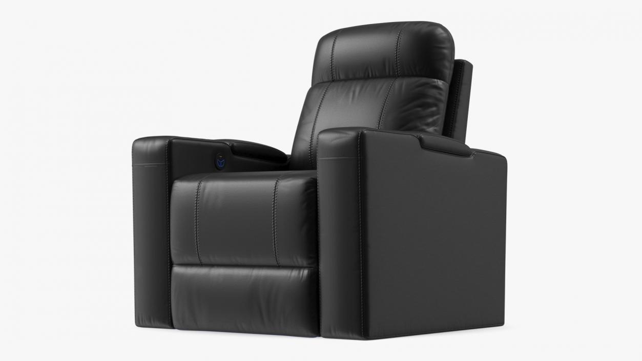 3D model Valencia Home Theater Seating Black