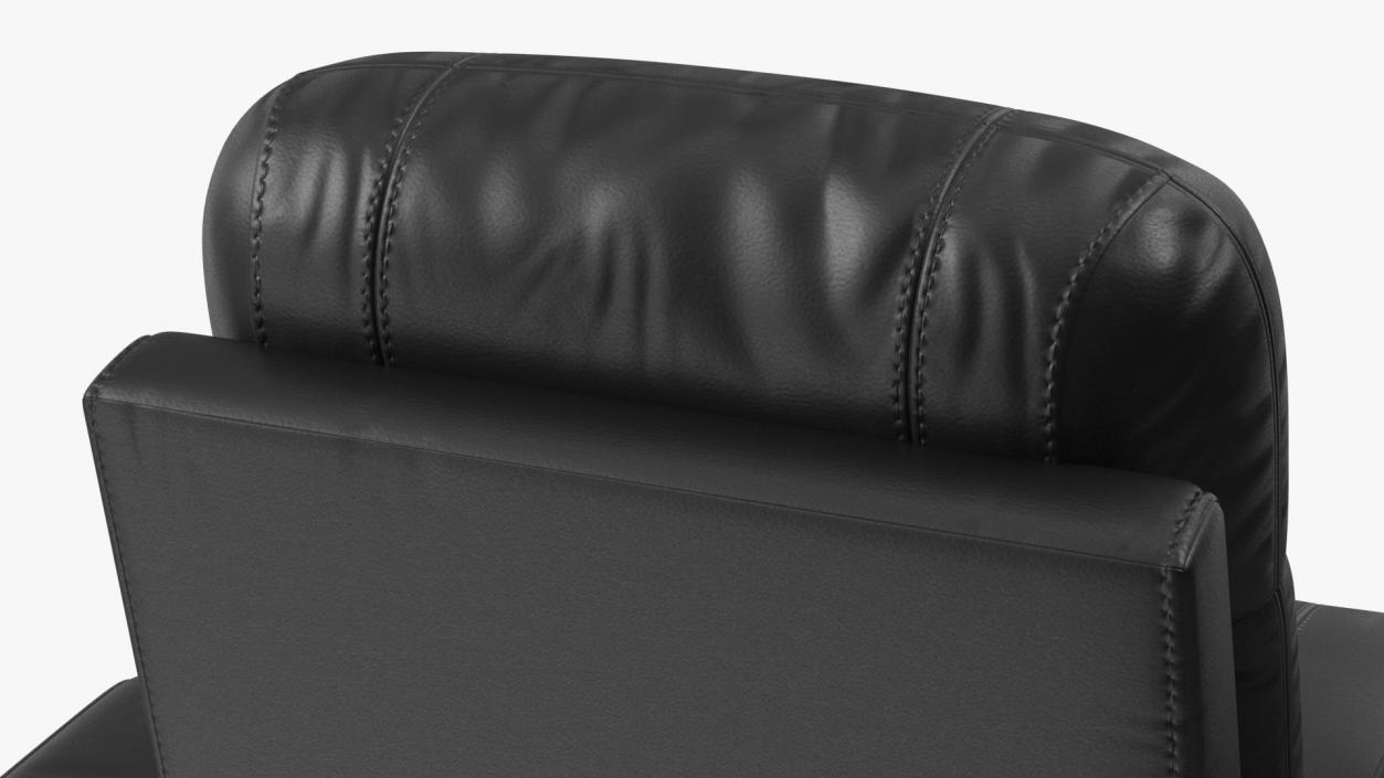 3D model Valencia Home Theater Seating Black