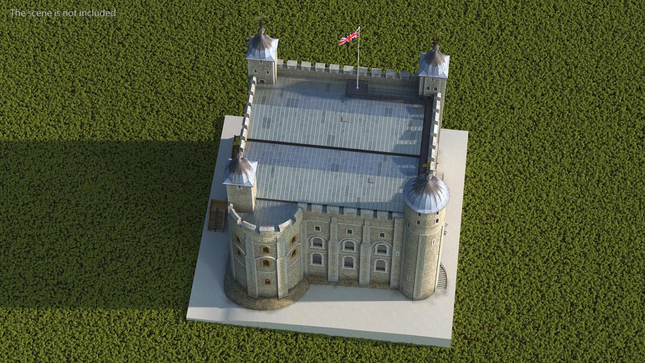 3D White Tower of London