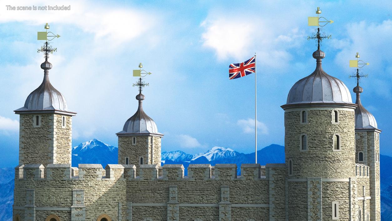 3D White Tower of London