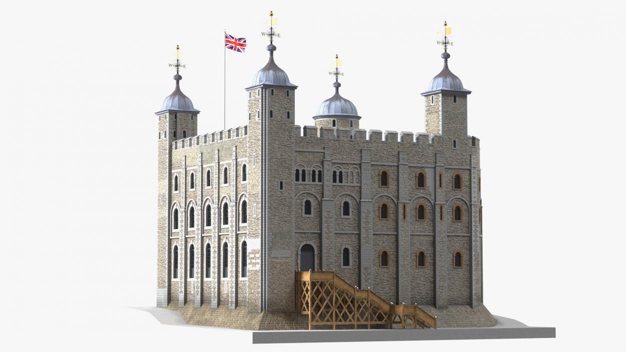 3D White Tower of London