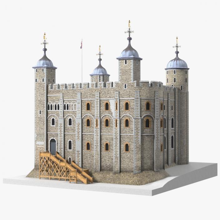 3D White Tower of London