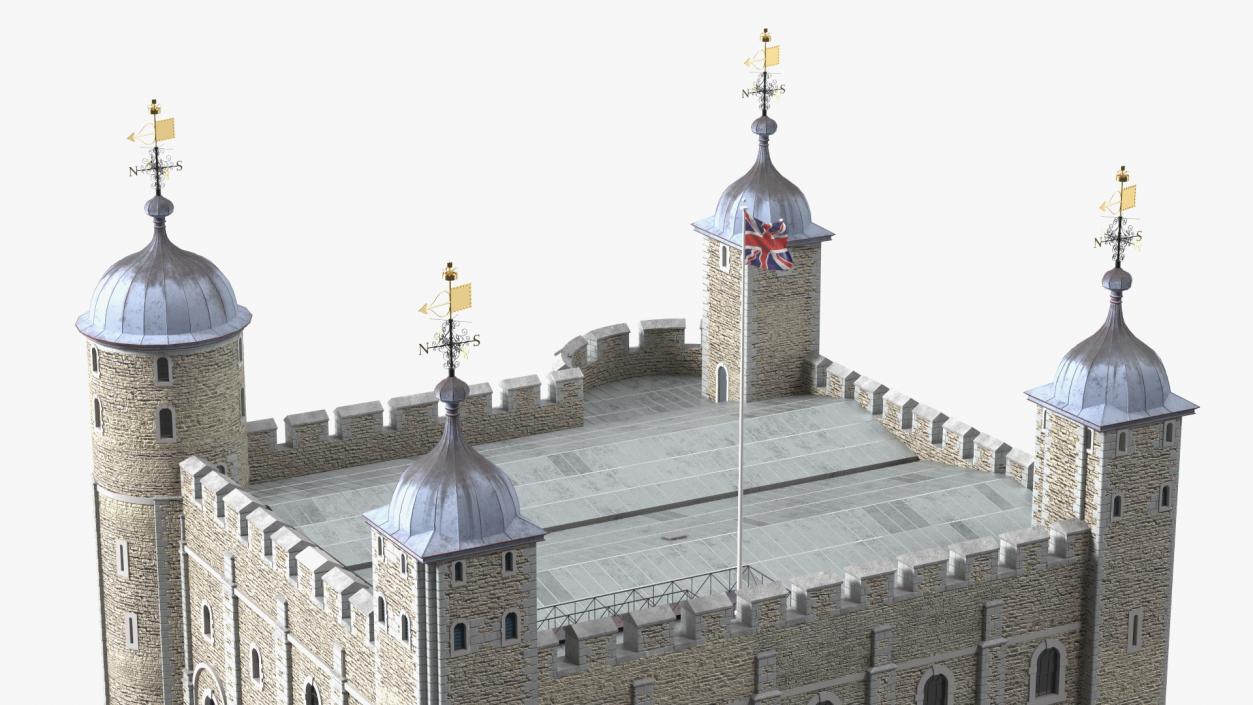 3D White Tower of London