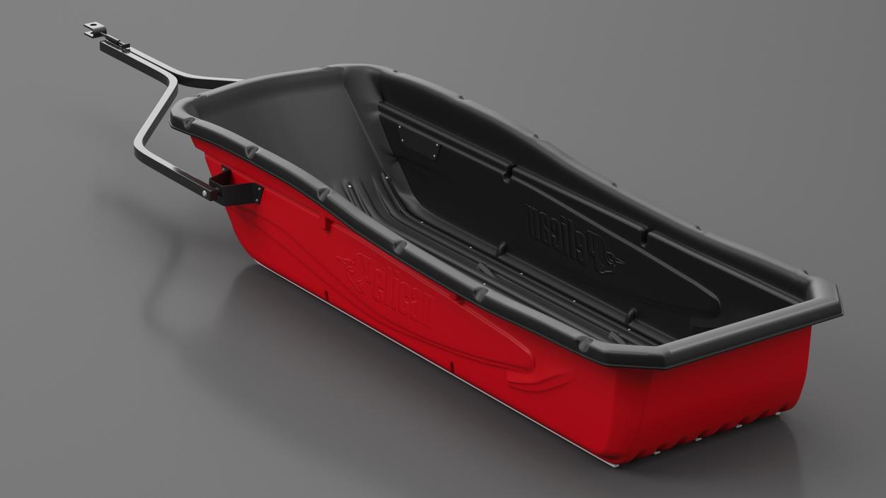 Utility Sled Pelican Red 3D model