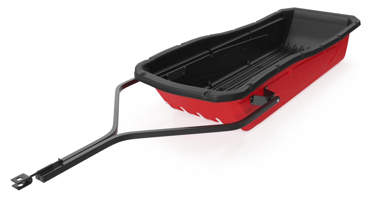 Utility Sled Pelican Red 3D model