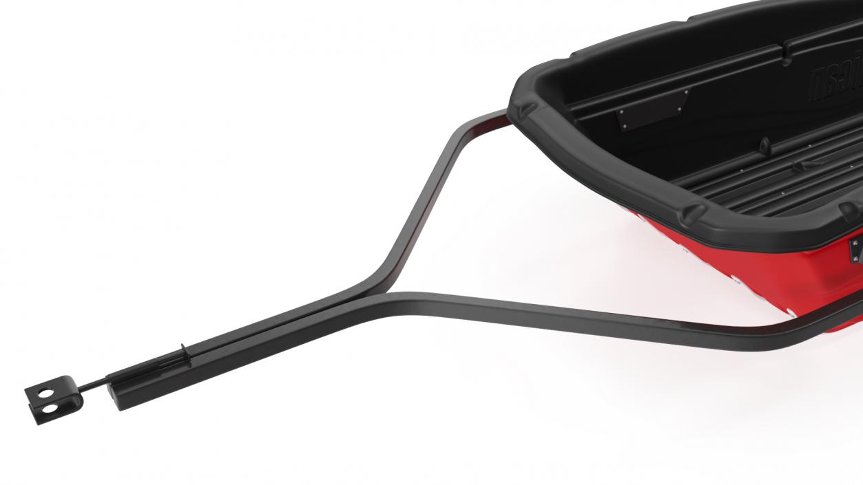 Utility Sled Pelican Red 3D model