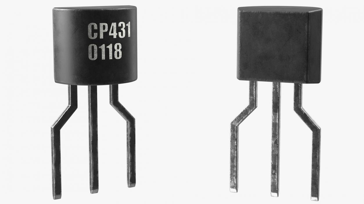 CP431 NPN Bipolar Junction Transistor 3D