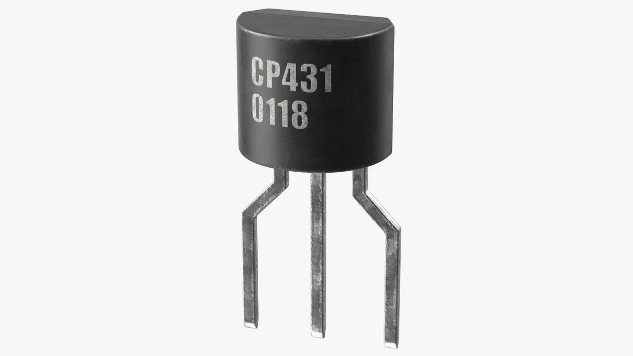 CP431 NPN Bipolar Junction Transistor 3D