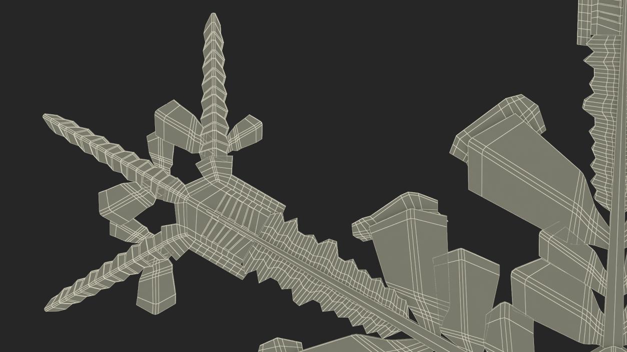 Intricate Snowflake 3D model